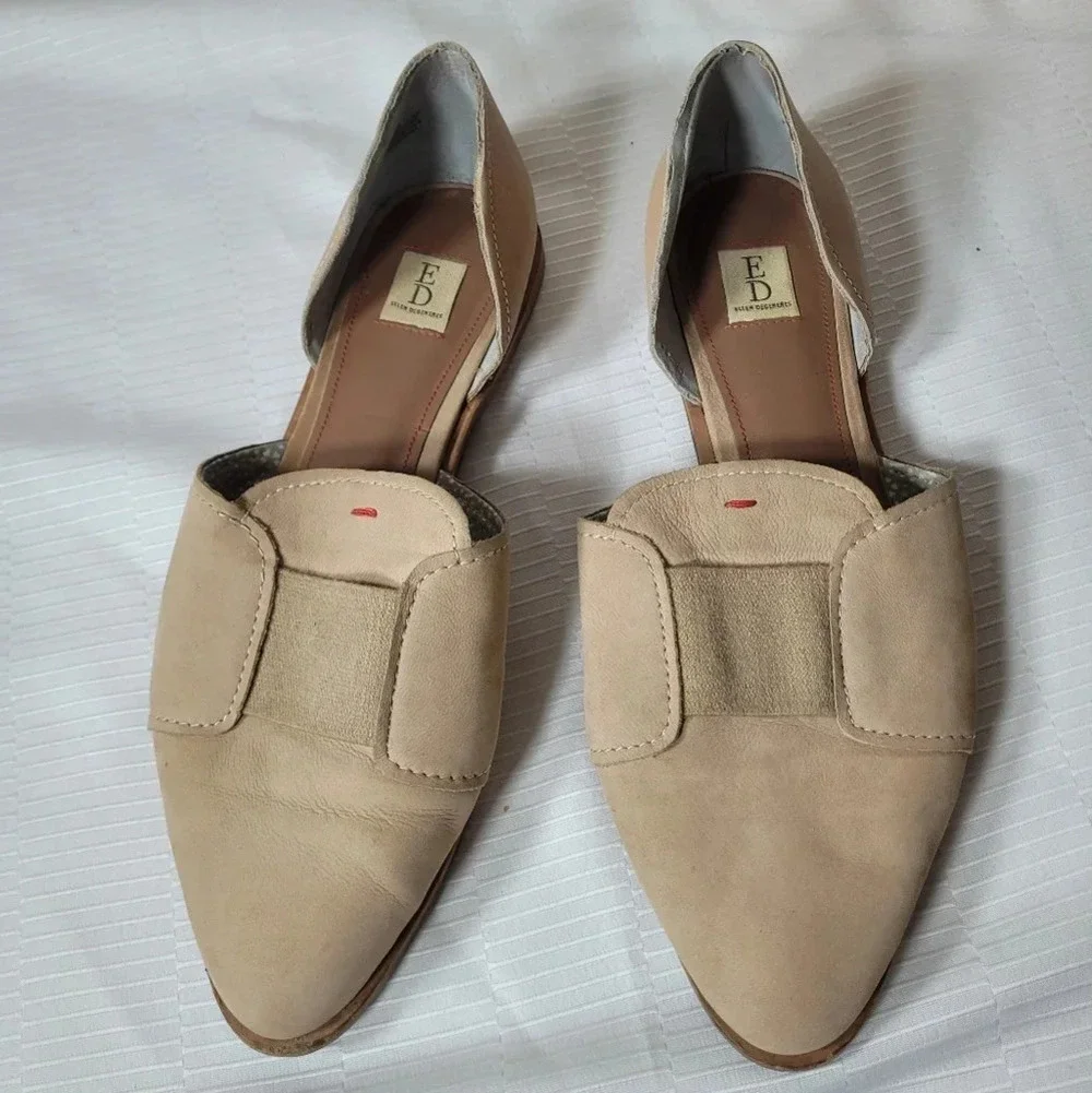 *LAST CHANCE* Ellen Degeneres Kizi Beige Loafer sz 9 - Picture 1 of 7